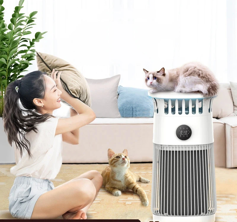 Pet cats use air purifiers to suck cat fur remove odors allergens sterilize and disinfect - Image 3