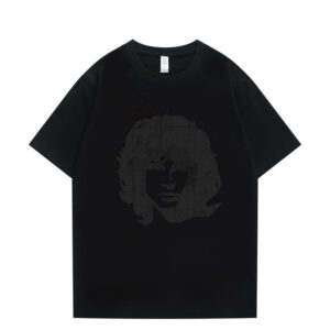 Character pattern short sleeved shirt