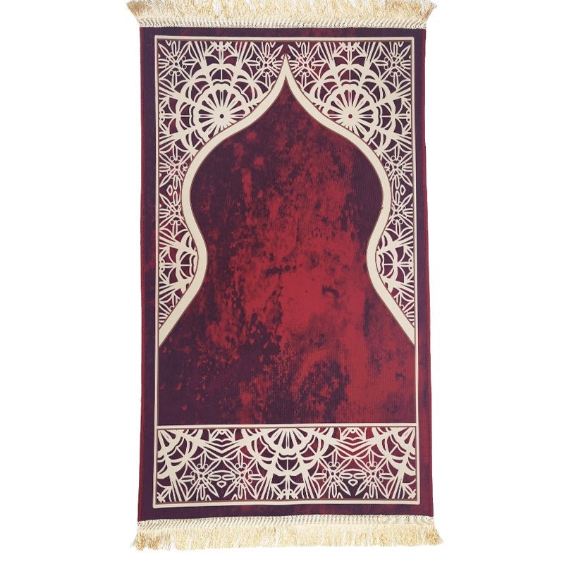 Carpet living room prayer thick prayer crystal velvet floor mat square printed thick mat - Image 4