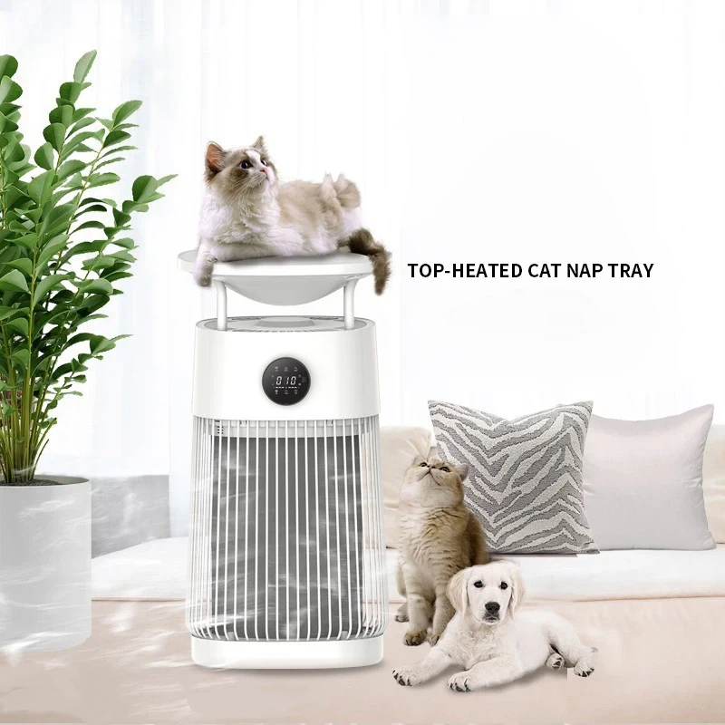 Pet cats use air purifiers to suck cat fur remove odors allergens sterilize and disinfect - Image 2