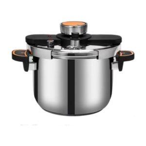4L/6L Stainless Steel Pressure Cooker, Multi-functional Explosion-proof Pressure Pot for Gas Stove,  Electric P