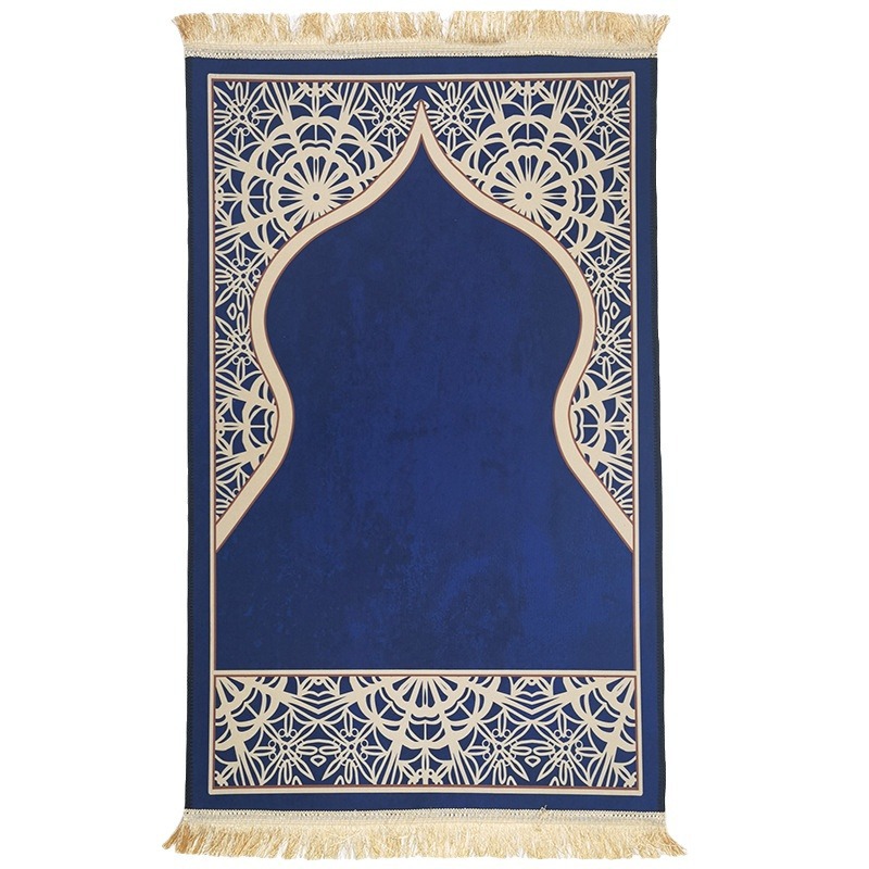 Carpet living room prayer thick prayer crystal velvet floor mat square printed thick mat - Image 6