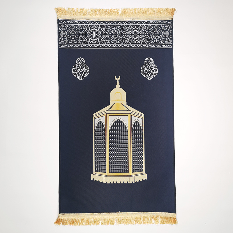 Carpet living room prayer thick prayer crystal velvet floor mat square printed thick mat - Image 10