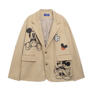 Cartoon Mickey Mouse printed jacket