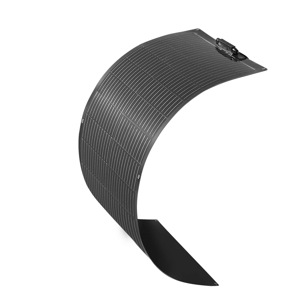 Portable Flexible Solar Panel 100W 16.5V Mono Cell for RV Camping Home Boat Curve Surface Durable Bendable 12V Solar Battery - Image 8